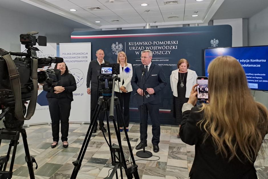 Okręgowy Inspektorat Pracy w Bydgoszczy na inauguracji konkursu LODOŁAMACZE 2025