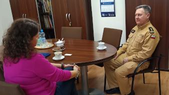 Dialog i współdziałanie: Okręgowy Inspektorat Pracy w Bydgoszczy i Szkoła Podoficerska Państwowej Straży Pożarnej w Bydgoszczy zacieśniają współpracę