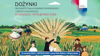 Bezpieczna praca, udane plony- PIP zaprasza na stoisko podczas Dożynek Województwa Kujawsko-Pomorskiego 31.08.2025 r.