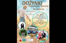 Plakat promujący Dożynki Powiatowe i Gminne w Barcinie