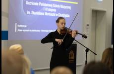 Występ artystyczny w wykonaniu uczniów Państwowej Szkoły Muzycznej I i II stopnia im. S. Moniuszki w Grudziądzu