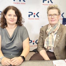 Sylwia Krawczyk, p.o. Okręgowego Inspektora Pracy w Bydgoszczy oraz Magdalena Araczewska, Zastępca Okręgowego Inspektora Pracy ds. Prawno-Organizacyjnych w studiu Polskiego Radia PiK