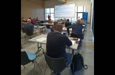 Uczestnicy podczas szkolenia