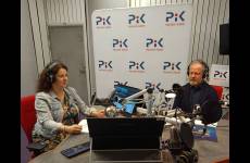 Sylwia Krawczyk, p.o. Okręgowego Inspektora Pracy w Bydgoszczy i Grzegorz Meler, Zastępca Okręgowego Inspektora Pracy ds. Nadzoru w studiu Radia PiK