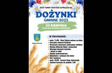 Plakat promujący Dożynki w Drzycimiu