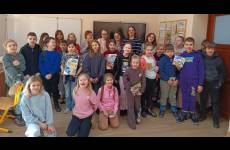 Uczestnicy półkolonii w Szkole Podstawowej nr 2 w Nakle nad Notecią