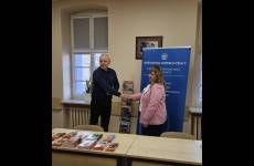 Grzegorz Piątek, Wójt Gminy Inowrocław z inspektorem pracy, Agatą Myszak-Puchowską