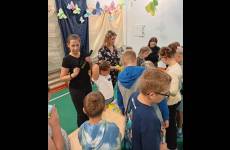 Uczestnicy półkolonii w Szkole Podstawowej w Żernikach