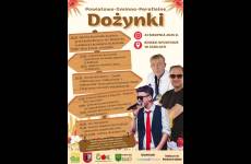 Plakat promujący Dożynki w Sadkach