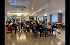 Uczestnicy szkolenia z Międzyzakładowego Wojewódzkiego Związku Zawodowego Pracowników Inspekcji Sanitarnej