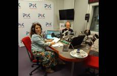 Sylwia Krawczyk, p.o. Okręgowego Inspektora Pracy w Bydgoszczy i Grzegorz Meler, Zastępca Okręgowego Inspektora Pracy ds. Nadzoru w studiu Radia PiK