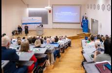 Danuta Kalinowska, p.o. Okręgowego Inspektora Pracy w Bydgoszczy podczas otwarcia konferencji