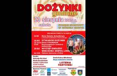 Plakat promujący Dożynki w Górnej Grupie