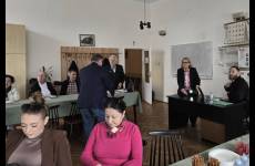 Uczestnicy spotkania w Cechu Rzemiosł w Aleksandrowie Kujawskim