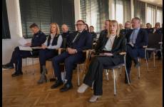 Uczestnicy odprawy rocznej kujawsko-pomorskiej Policji 