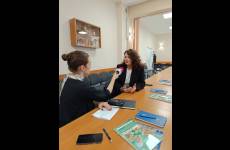 Sylwia Krawczyk, p.o. Okręgowego Inspektora Pracy w Bydgoszczy podczas wypowiedzi dla Polskiego Radia Pomorza i Kujaw