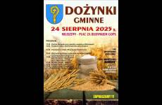 Plakat promujący Dożynki w Miliszewach