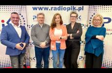 Prowadząca audycję oraz goście w studiu Polskiego Radia Pomorza i Kujaw