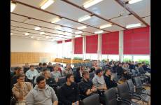 Uczestnicy szkolenia, uczniowie Zespołu Szkół Centrum Kształcenia Rolniczego w Samostrzelu