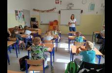 Szkolenie uczniów w Szkole Podstawowej w Wojnowie