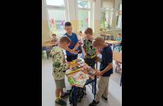 Szkolenie uczniów w Szkole Podstawowej w Wojnowie