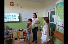 Szkolenie uczniów w Szkole Podstawowej w Wojnowie