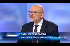 Zrzut ekranu TVP3 Bydgoszcz Dariusz Lewandowski