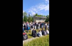 Uczestnicy Pikniku Edukacyjnego na Śluzie Okole