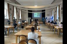 Uczestnicy Konkursu Wiedzy o Zasadach BHP „Bezpiecznie od startu”