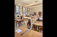 Uczestnicy Konkursu Wiedzy o Zasadach BHP „Bezpiecznie od startu”