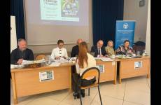 Uczestnik Konkursu Wiedzy o Zasadach BHP „Bezpiecznie od startu” w trakcie części ustnej