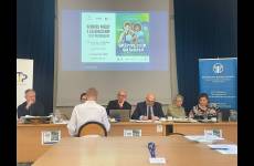 Uczestnik Konkursu Wiedzy o Zasadach BHP „Bezpiecznie od startu” w trakcie części ustnej