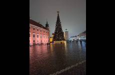 Widok Zamku Królewskiego w Warszawie