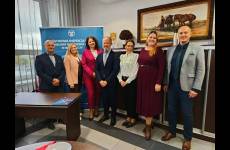 Reprezentacja Okręgowego Inspektoratu Pracy w Bydgoszczy: kierownictwo, inspektorzy pracy oraz pracownicy Sekcji Prewencji i Promocji