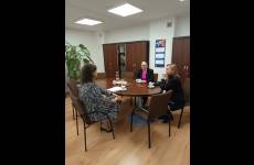 Spotkanie p.o. Okręgowego Inspektora Pracy w Bydgoszczy, Sylwii Krawczyk z Prodziekanami ds. kształcenia Wydziału Prawa i Ekonomii Uniwersytetu Kazimierza Wielkiego w Bydgoszczy dotyczące rozwoju współpracy 