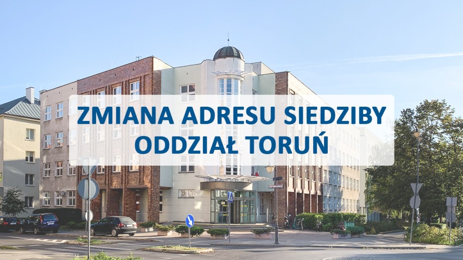 Zdjęcie nowej siedziby Toruńskiego Oddziału OIP Bydgoszcz.